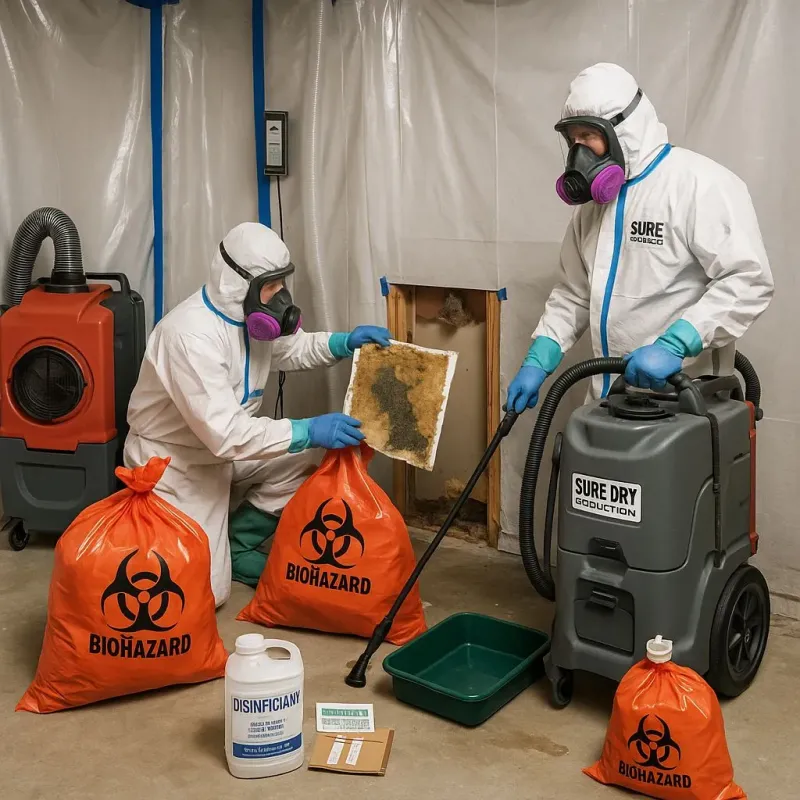 Contaminated Water Handling Protocols process in Wakeman, OH